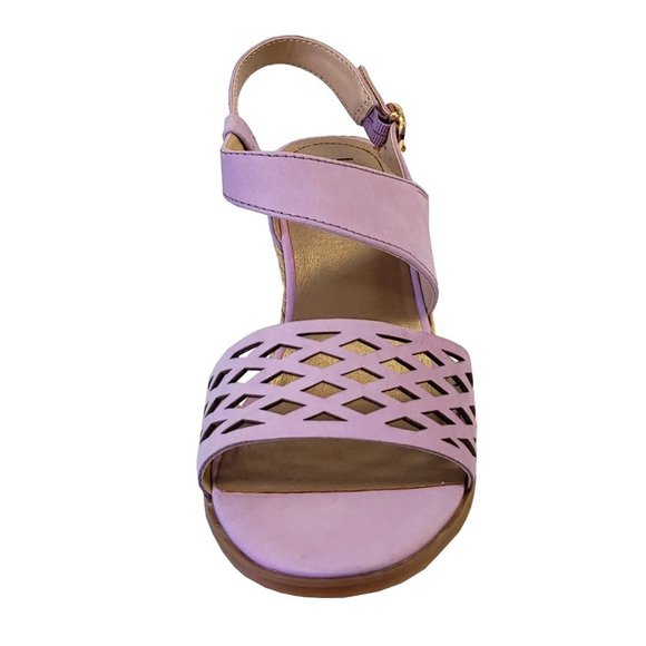 Lucca Lane Haldene Leather Wedge Sandal - Picture 5 of 8
